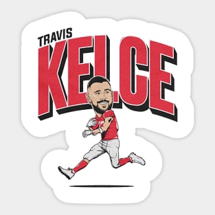 Travis Kelce Caricature Sticker